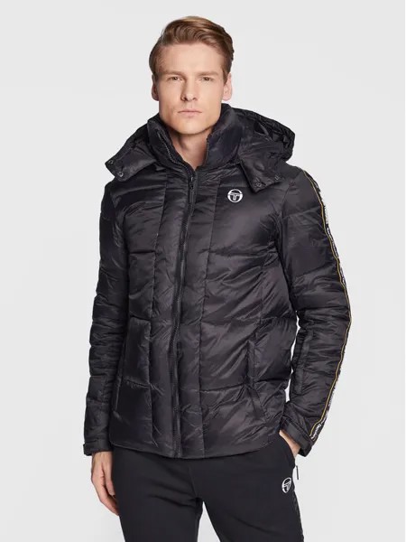 Пуховик стандартного кроя Sergio Tacchini, черный