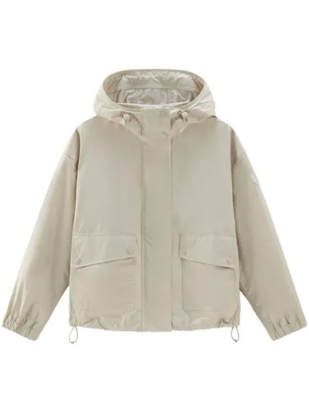 Woolrich непромокаемая куртка с капюшоном, нейтральный цвет