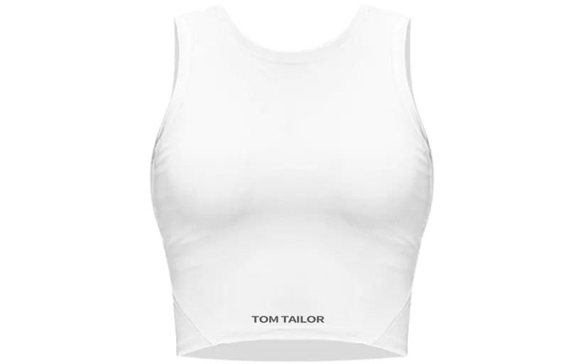 TOM TAILOR Женский спортивный жилет, Светло-осенний серый