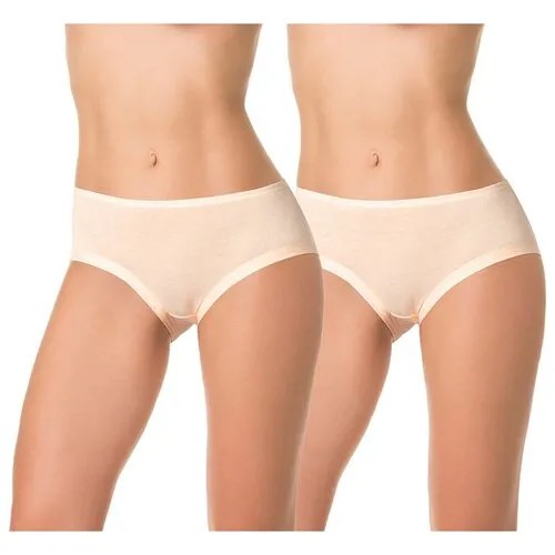 Трусы Dentelle, 2 шт., размер XXXL, бежевый