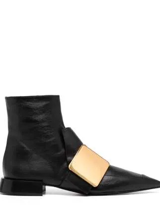 Jil Sander ботинки с заостренным носком