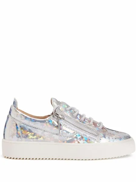 Giuseppe Zanotti кеды Frankie, серебристый