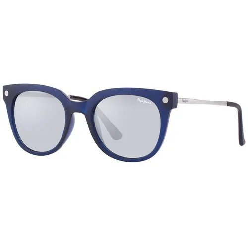 Солнцезащитные очки Pepe Jeans, квадратные, оправа: пластик, для женщин, синий