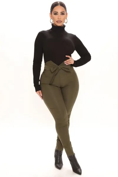 Брюки Fashion Nova P413, оливковый