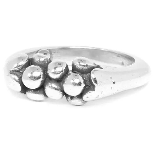 Кольцо ORI TAO, бижутерный сплав, размер 17.5, серебряный