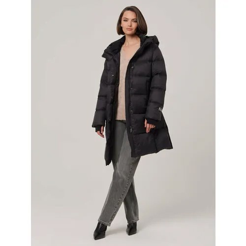 Пальто ELEGANZZA, размер 52, black