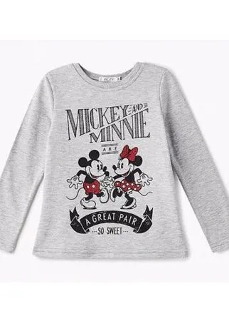 Лонгслив Mickey Mouse Incity kids 3.4.2.18.01.03.00291/144203 Серый 98