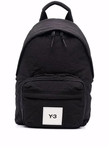 Y-3 рюкзак на молнии с нашивкой-логотипом