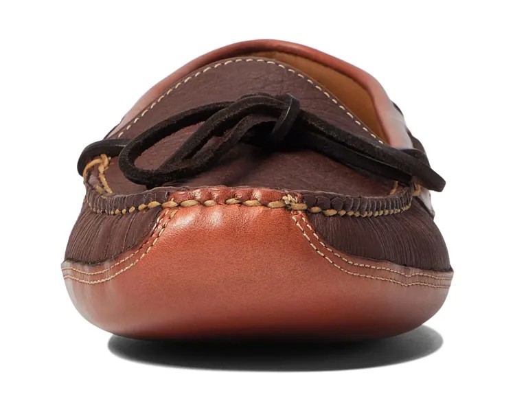 Слипперы Bison Double Sole Slipper Leather Lined L.L.Bean, изюм