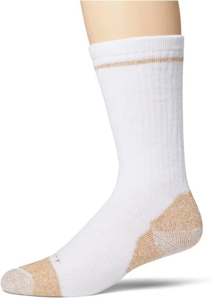 Носки средней плотности из смеси хлопка со стальным носком, 2 пары Carhartt, белый