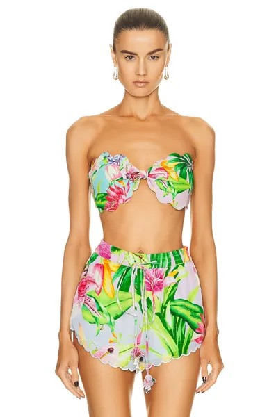 Топ Rococo Sand Lora Bandeau, цвет Multi Hibiscus