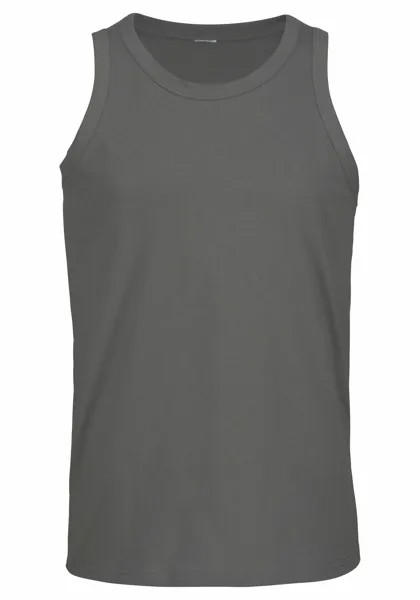 Майка H.I.S Tanktop, оливково зеленый, черный, темно серый