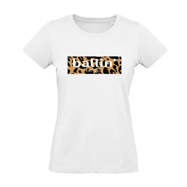 Стандартное восточное время Футболка 2013 SS Panter Block Рубашка Ballin, белый