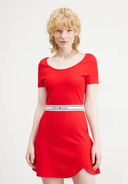 Платье из джерси Tommy Jeans, красный