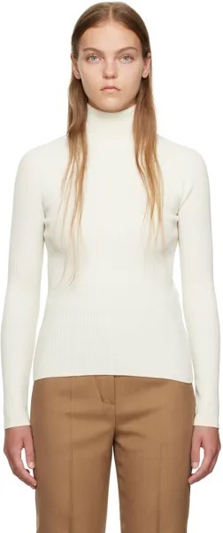 Белая водолазка-канард Max Mara