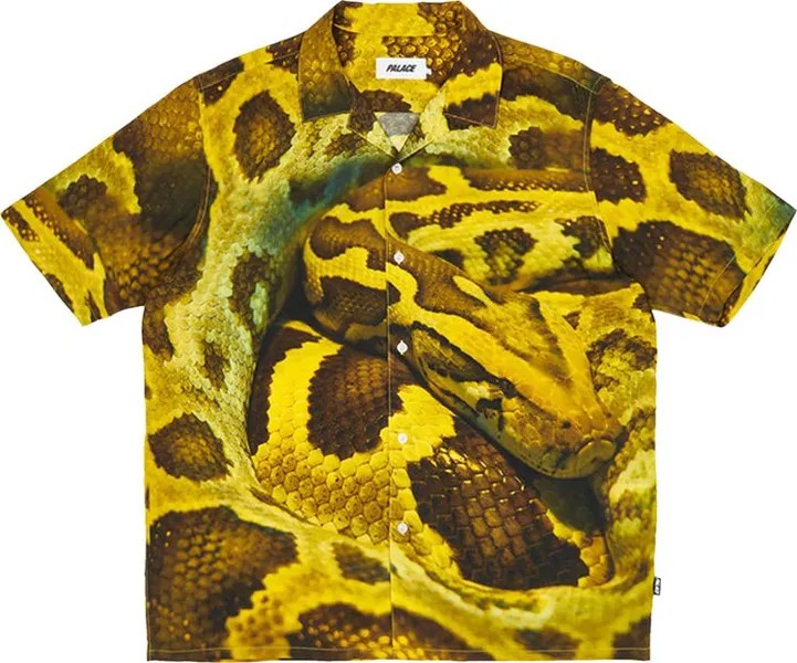 Рубашка Palace Snake Shirt 'Yellow', желтый