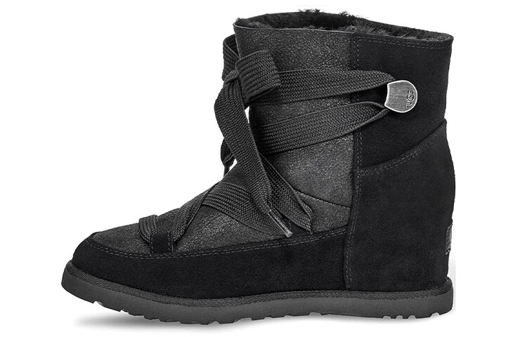 Зимние ботинки женские черные Ugg