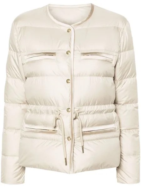 Moncler пуховик Echione, нейтральный цвет