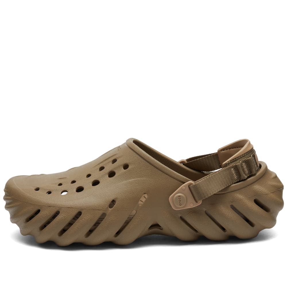 Сандалии Crocs Echo Clog, хаки (Размер 41/42 RU)