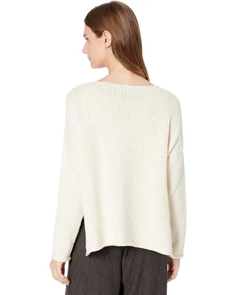 Свитер Eileen Fisher V-Neck Pullover, экрю