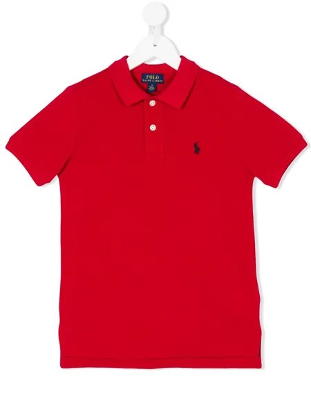 Ralph Lauren Kids рубашка-поло с вышивкой