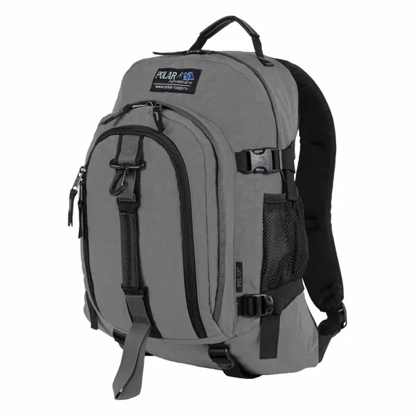 Рюкзак мужской Polar П955 светло-серый, 46x27x22 см