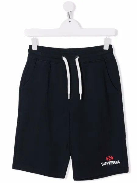 Superga Kids спортивные шорты с логотипом