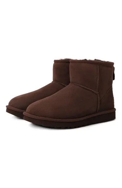 Замшевые полусапоги Classic Mini II UGG