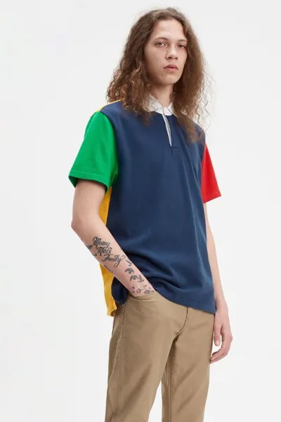 Поло мужское Levi's 6995200000 разноцветное XXL