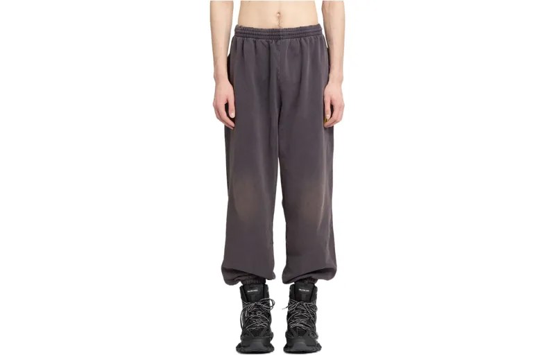 Balenciaga Мужские трикотажные спортивные штаны, цвет Brown