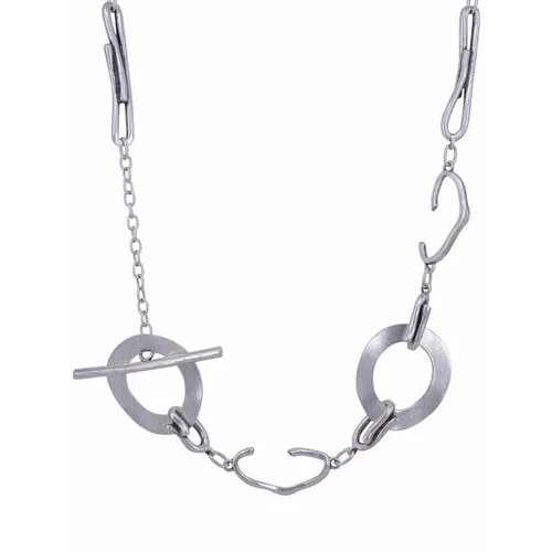 Колье OTOKODESIGN, серебристый