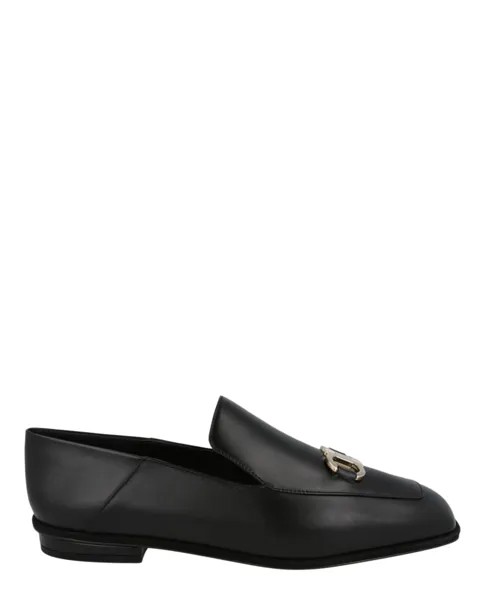 Кожаные лоферы Cesaro Salvatore Ferragamo, черный