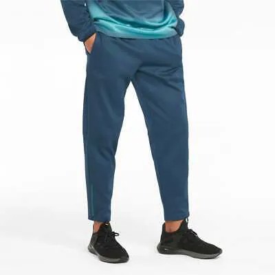 Puma Fade Pwr Fleece Joggers Мужские синие повседневные спортивные штаны 521026-65