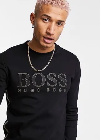 Черный свитшот BOSS Athleisure Salbo Iconic