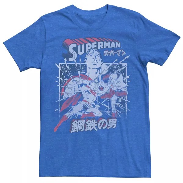 Мужская футболка Superman Kanji Krypton Retro Group Shot DC Comics