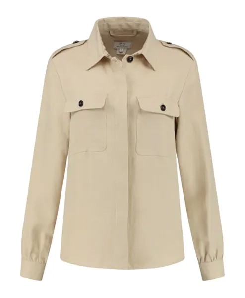 Рубашка в стиле милитари Woolrich, бежевый
