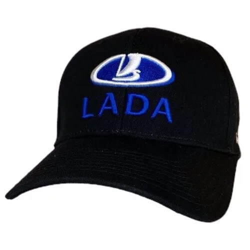 Бейсболка LADA Авто кепка Лада бейсболка мужская, размер 55-58, черный