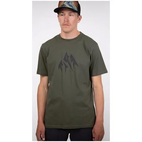 Футболка сноубордическая Jones Tee Mountain Journey SS Green (US:M)