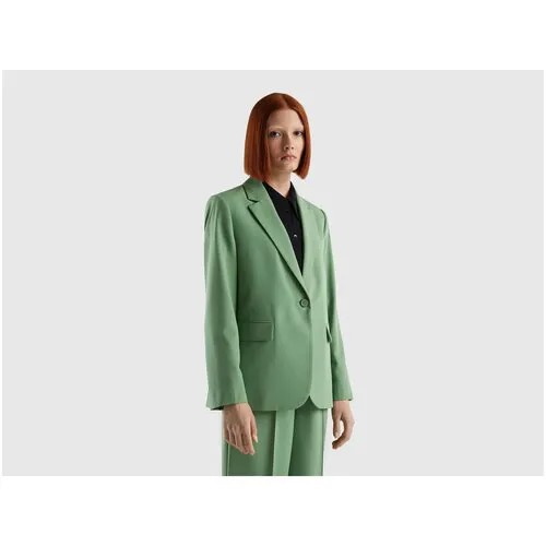 Пиджак UNITED COLORS OF BENETTON, размер 42, зеленый