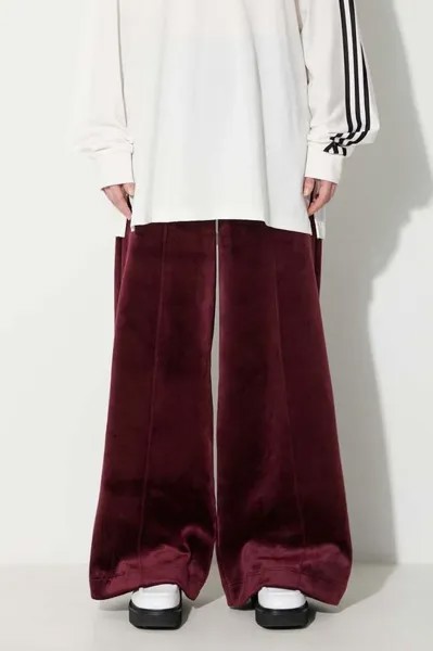 Спортивные брюки Velvet Pant Maroon adidas Originals, бордовый