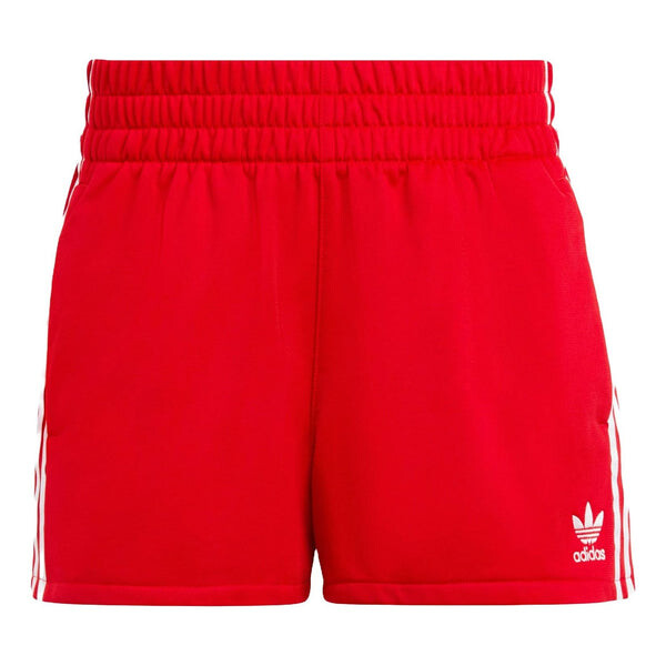 Шорты adicolor 3 полоски шорты Adidas, алый