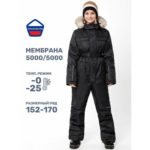 Комбинезон NIKASTYLE 8з6824, размер 152-76, черный