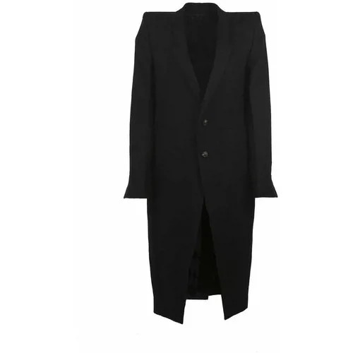 Пальто  Rick Owens, средней длины, размер 42, черный