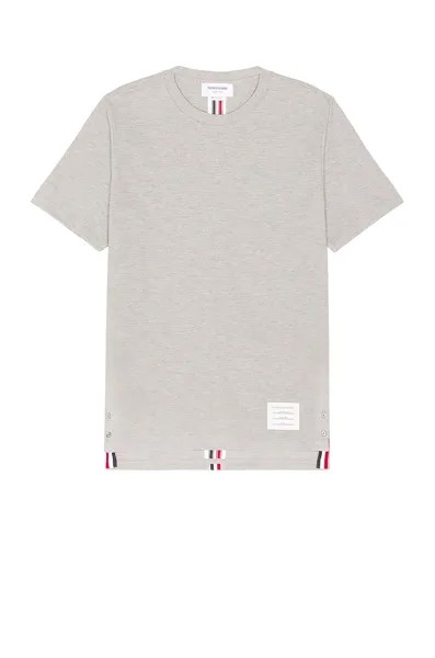 Рубашка Thom Browne Backstripe Pique Shirt, цвет Light Grey