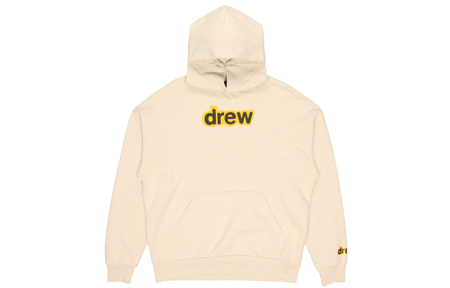 Свитшот с логотипом Letter Series унисекс, цвет белый Drew House, кремовый