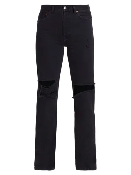 Свободные джинсы 90-х с высокой посадкой Re/Done, цвет Washed Black