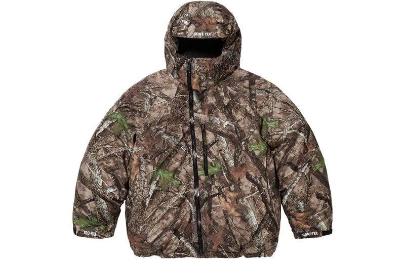 Коллекция осень/зима FW23 Парка Пальто унисекс Supreme, цвет Timber Camouflage/Timber Camo