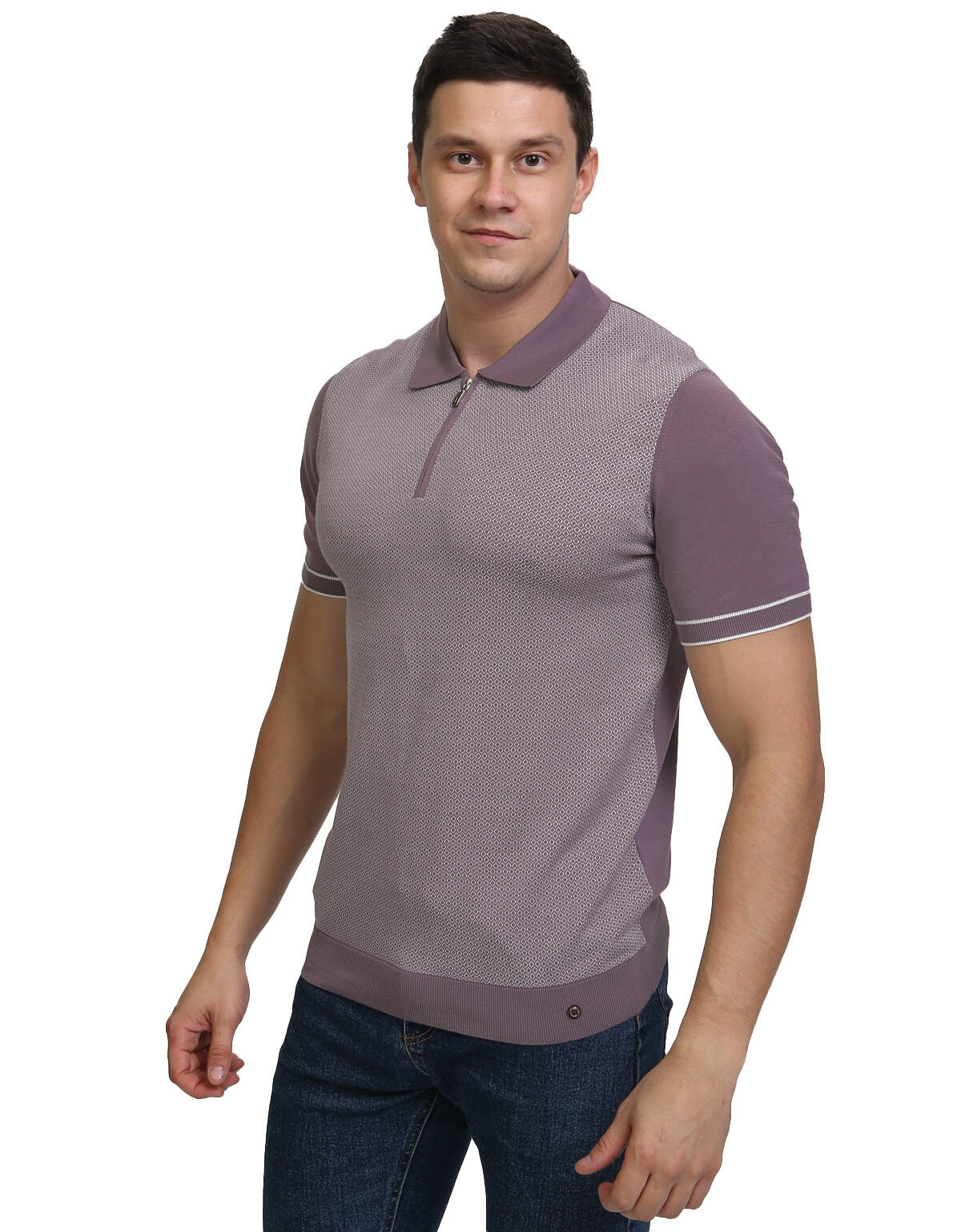Футболка-поло мужская Gratude 270-72 фиолетовая 2XL