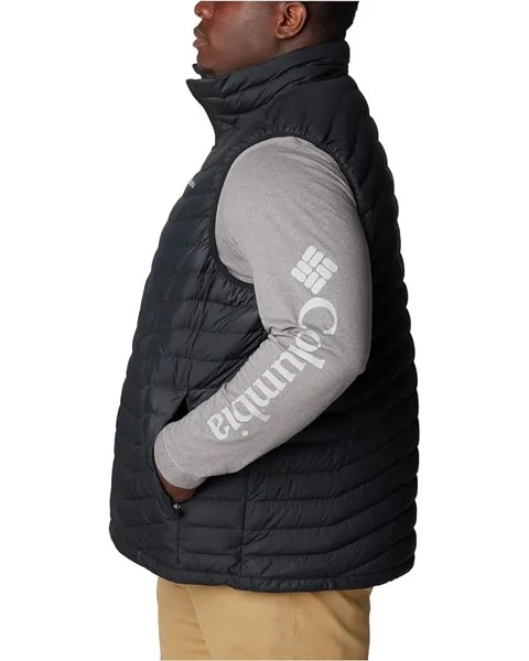 Утепленный жилет Columbia Big & Tall Westridge Down Vest, черный