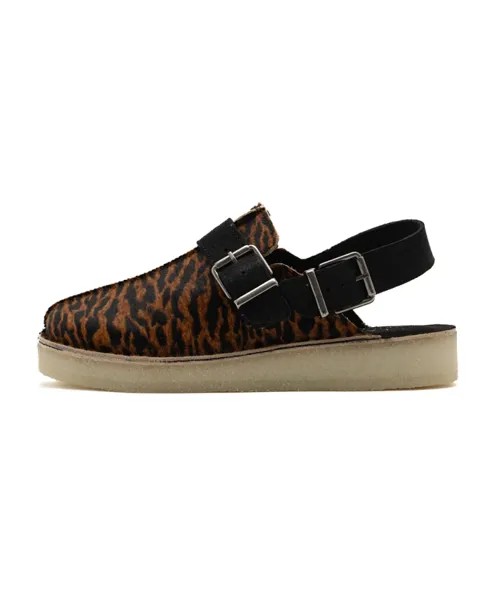 Стильные трекинговые туфли мюли Clarks, коричневый